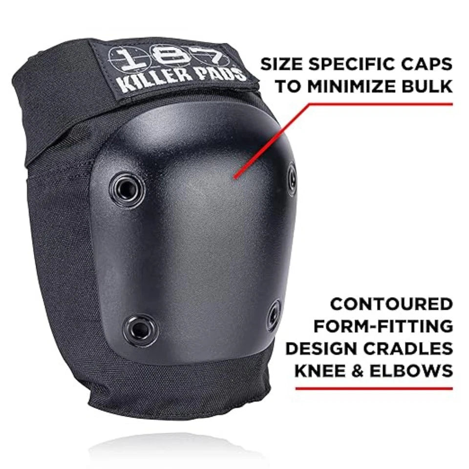 187 Six Pack Pads Small/Medium Black