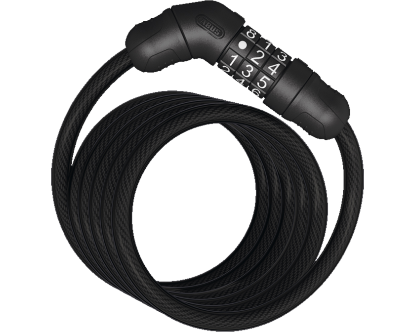 ABUS STAR Combo Coil 4508C/150/8 BK (4.9′)