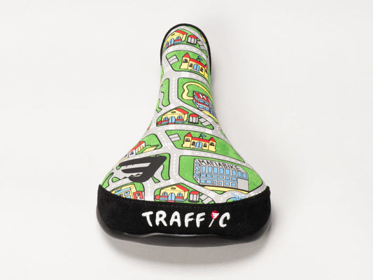 Traffic Wheelie Seat - Green/Black Mafia Bikes