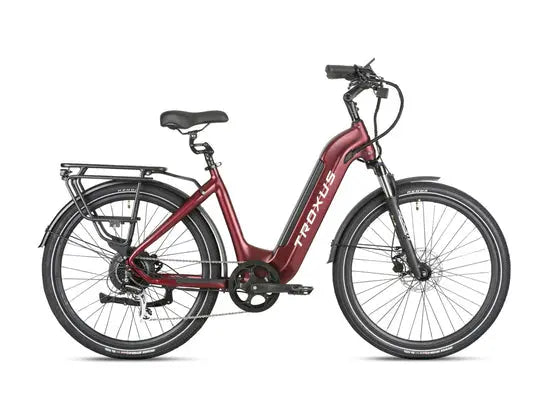 Troxus Trax 1.0 Commuter Step-Thru - Red E-Bike Troxus