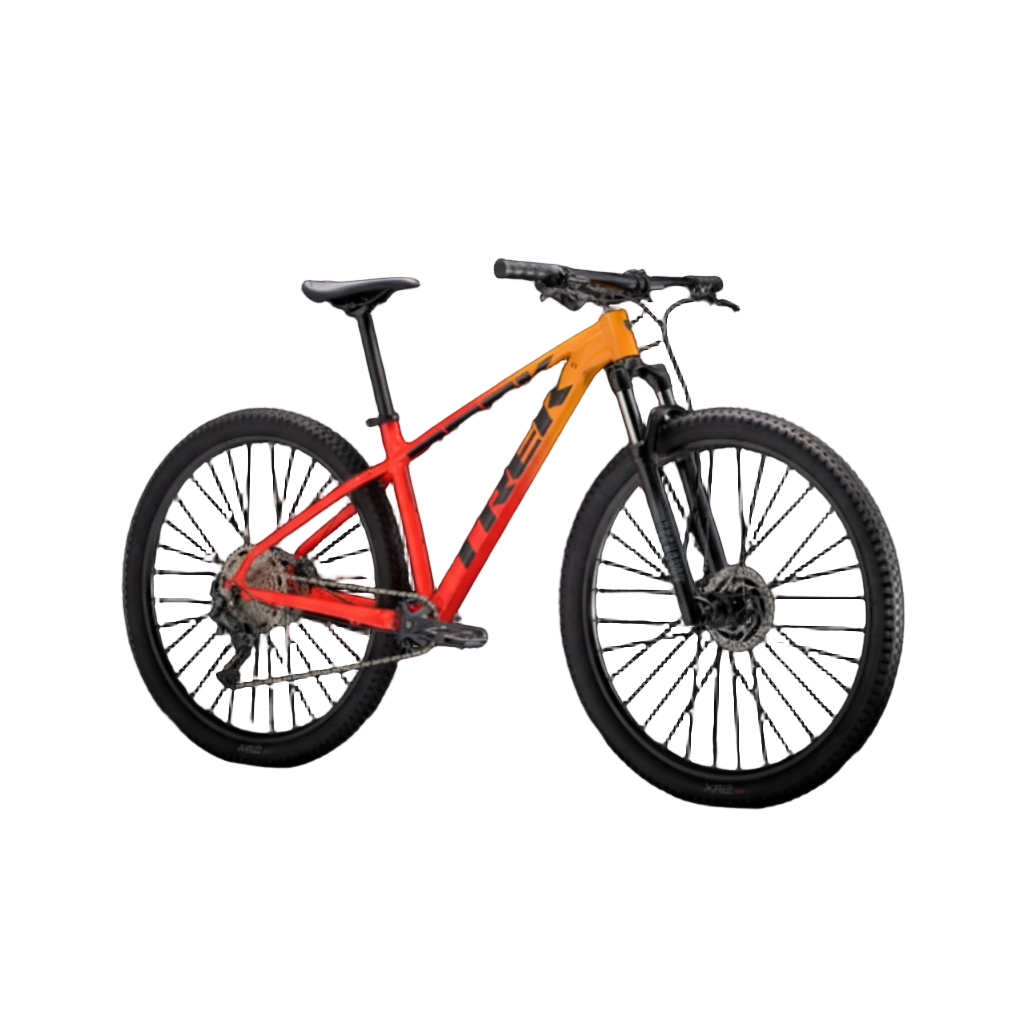 Trek Marlin 7 S/15.5" 27.5" Marigold to Radioactive Red Fade