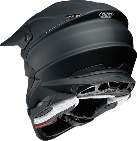 Shoei Offroad Helmet MD Black VFX-Evo Solids