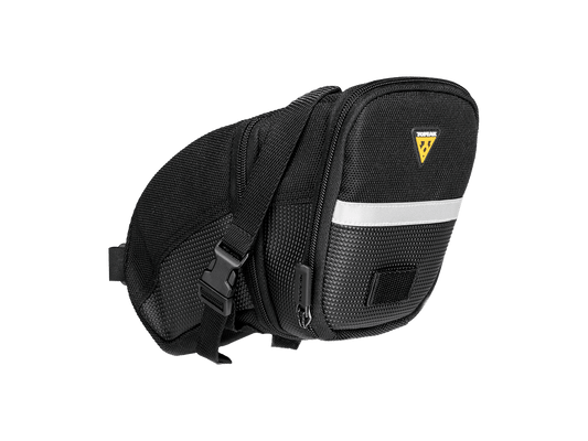 Topeak Aero Wedge Seat Bag - Strap-on, Large, Black BIKEFACTORY Hawaii