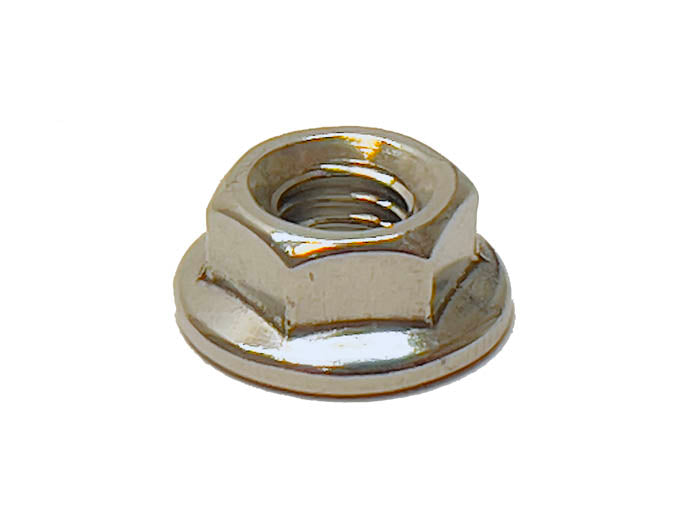 Burromax Nut, Flange Locking (CP), M5 (Part #00277) Fits TT1000R, TTMAX, TT1600R, HRH, HRS, XRA, XRB
