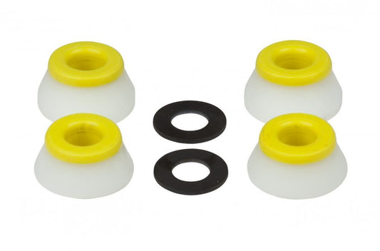 Bones HardCore Bushings Medium Yellow/White (4 Bushings - 2 Trucks)