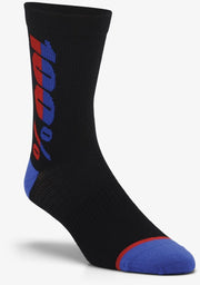 100% Rythym Merino Performance Socks (S/M) - Black