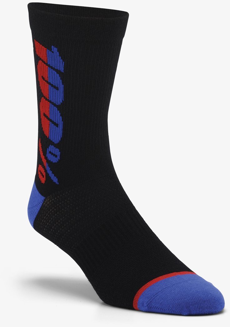100% Rythym Merino Performance Socks (S/M) - Black
