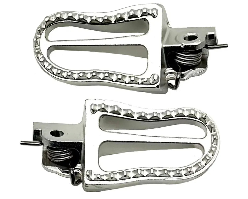 Burromax Performance Foot Peg Set, Forged, SS Springs Fits TT1000R, TT1600R, HRH, HRS, XRA, XRB Burromax