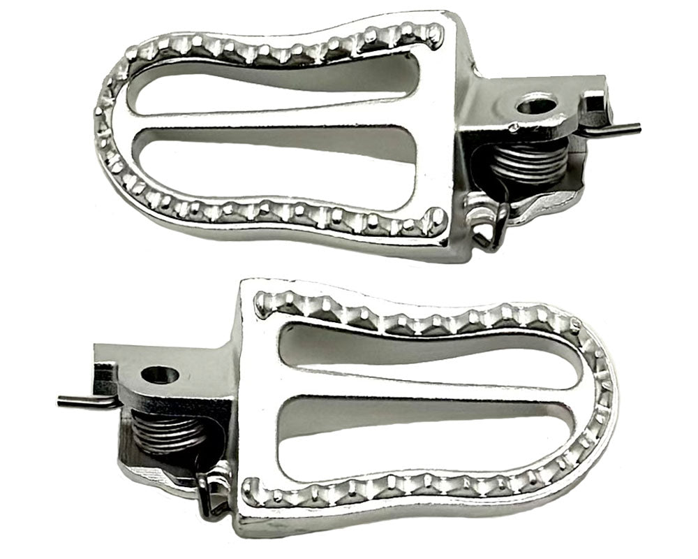 Burromax Performance Foot Peg Set, Forged, SS Springs Fits TT1000R, TT1600R, HRH, HRS, XRA, XRB