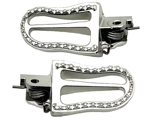 Burromax Performance Foot Peg Set, Forged, SS Springs Fits TT1000R, TT1600R, HRH, HRS, XRA, XRB