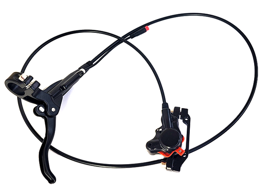 Burromax Rear Brake Assembly--Complete with Line and Caliper-- Left Side