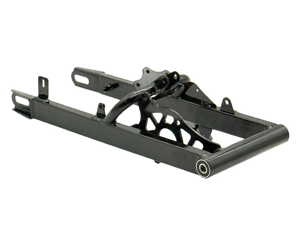 Burromax Rear Fork, Swing Arm, Steel Black, Plus 80mm Longer uses Stock TT1600 or XR Series Motors, Includes Bearings (Part #10298) Fits HRH, HRS