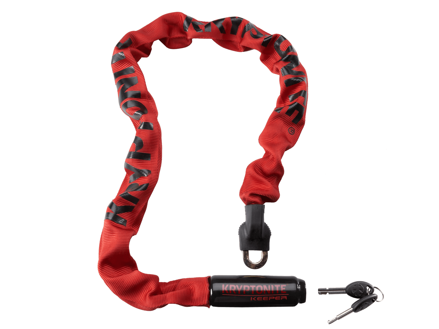 Kryptonite Keeper 785 Integrated Chain Lock 7mm x 85cm (33.5") Red