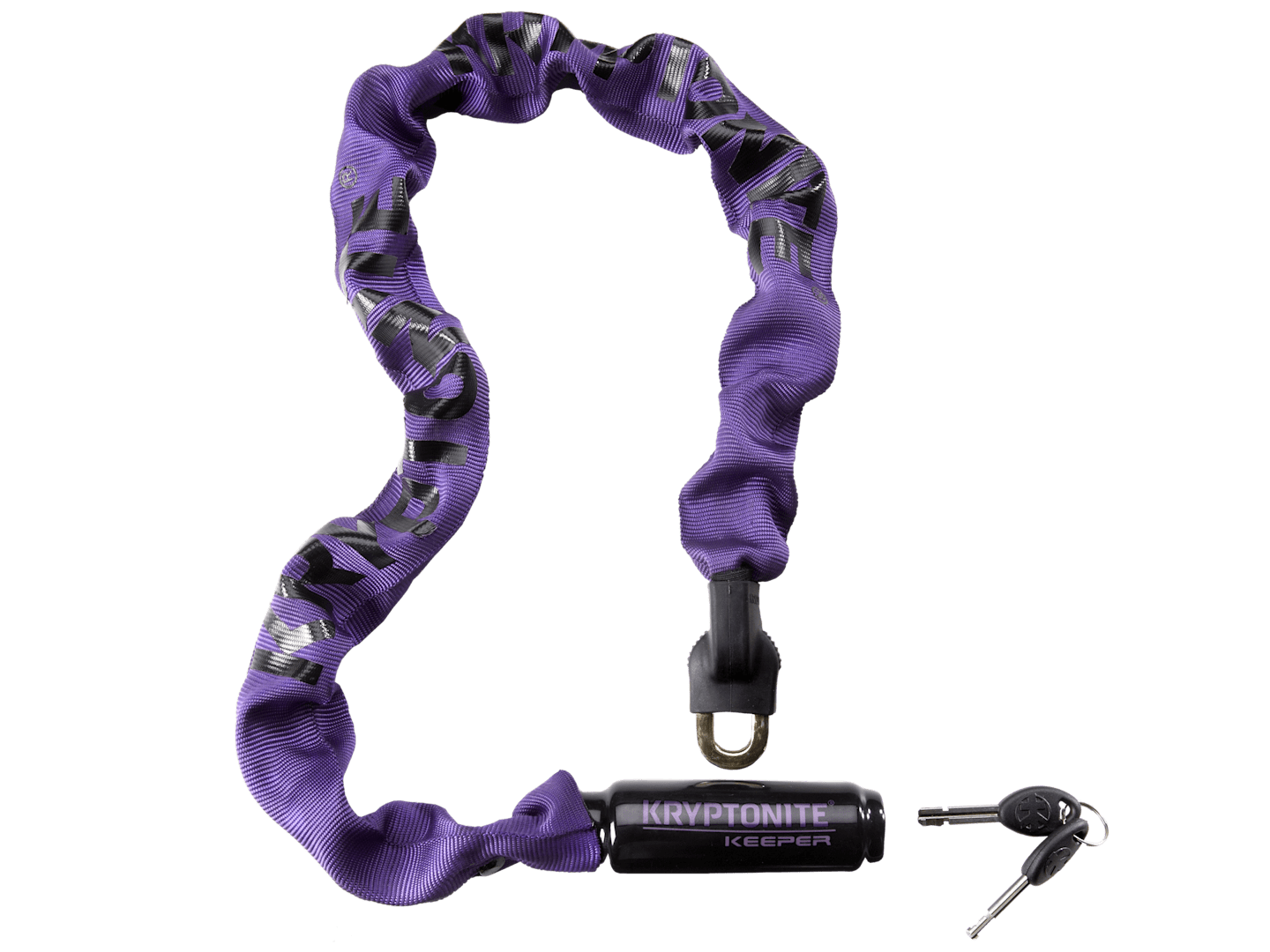 Kryptonite Keeper 785 Integrated Chain Lock 7mm x 85cm (33.5") Purple