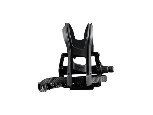 Wellgo B197T Resin Large Pedal with Toe Clip & Strap