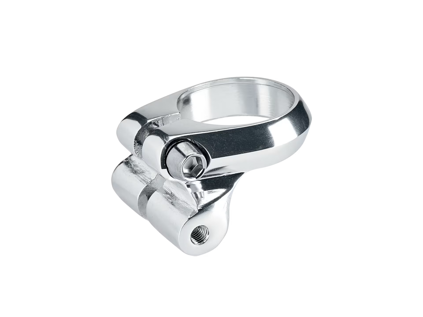 Electra 28.6mm Seatpost Clamp with Rack Mounts Silver