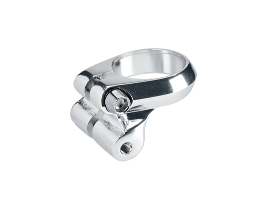 Electra 28.6mm Seatpost Clamp with Rack Mounts Silver