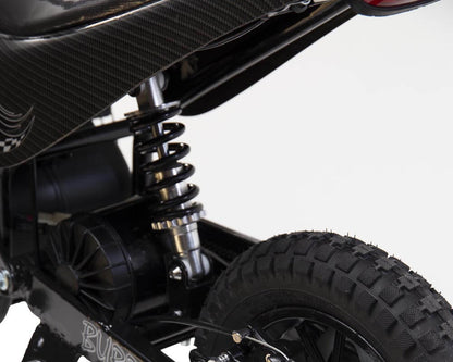 Burromax Electric Mini Bike, TT750R - White Carbon Fiber