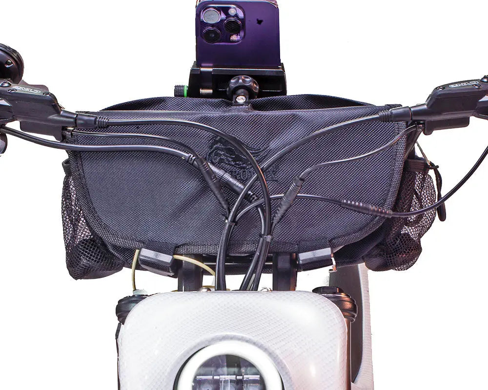 Burromax Handlebar Bag, with Netting, Large (#16028) Burromax