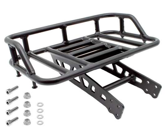 Burromax Utility Rack, Rear, Aluminum, Includes Hardware, Black (Part #16109) Fits All Models