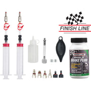 Jagwire Pro Mineral Oil Bleed Kit - Shimano, Magura, Tektro, TRP, Hayes, Adapters Included JagWire
