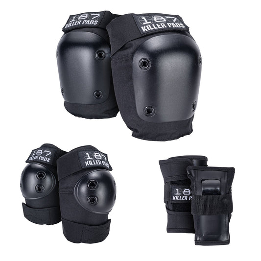 187 Six Pack Pads Large/X-Large Black