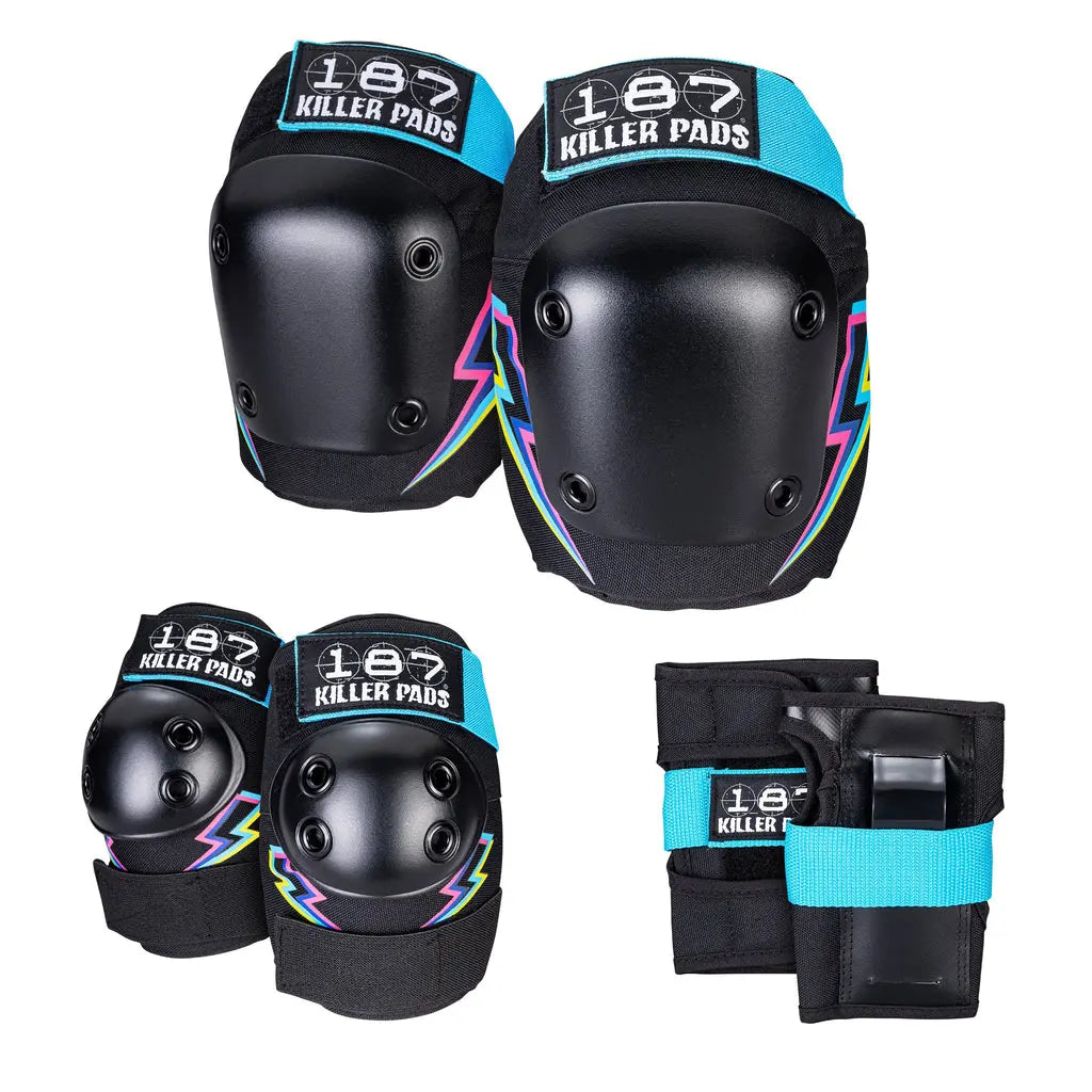 187 Six Pack Pads Large/X-Large Electric Bolt 187 Killer Pads