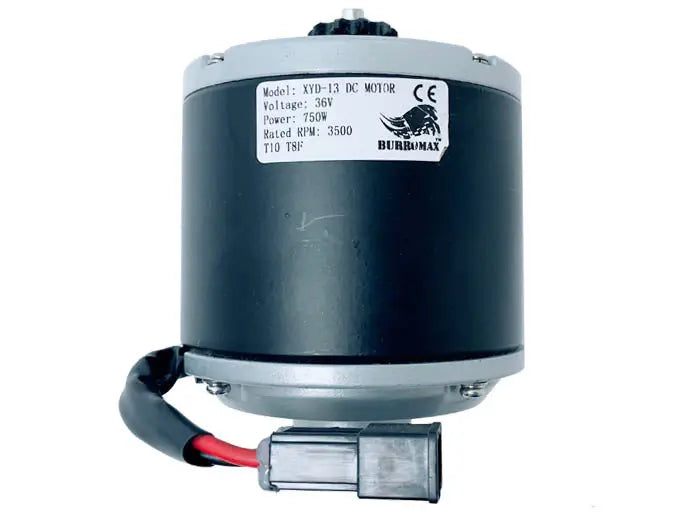 Burromax Motor, 36v 750w Neodymium Magnet, Includes 12T Sprocket (Part #19034) Fits TT750R Burromax