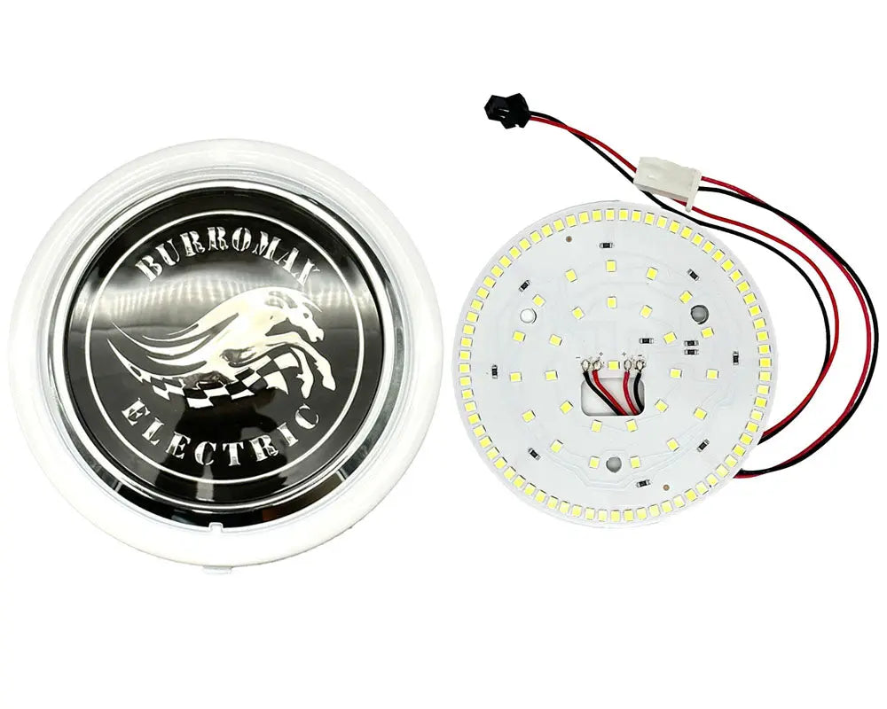Burromax Logo, Side Light Assembly, Right Side (#25, #5) (Part #19091) Fits TT1000R Burromax