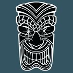 Island Life Skateboards Maui Wooden Tiki 8.0"