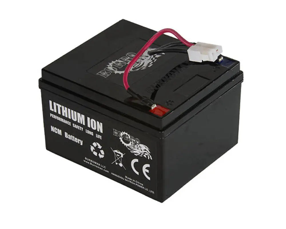 Burromax Battery, 36v 13.2ah 40a, Lithium Ion, BMS (Part #19903) Fits TT750R Burromax
