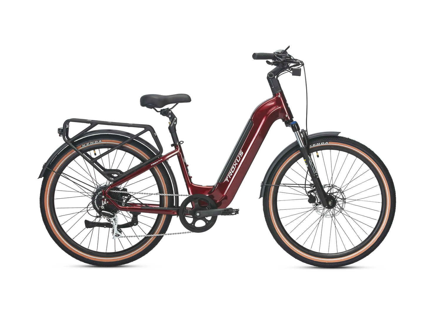 Troxus Trax Plus Commuter 27.5" 500W/15 (M) - Metallic Red E-Bike Troxus