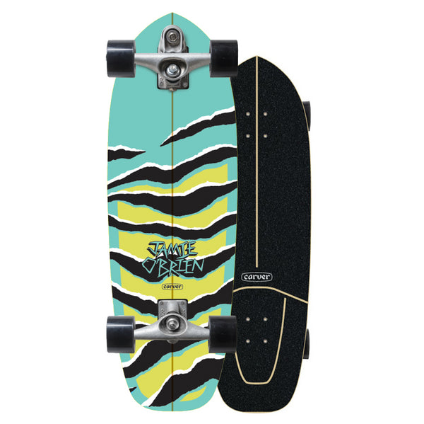 Carver C7 Raw 31“ JOB Aqua Tiger Surfskate Complete