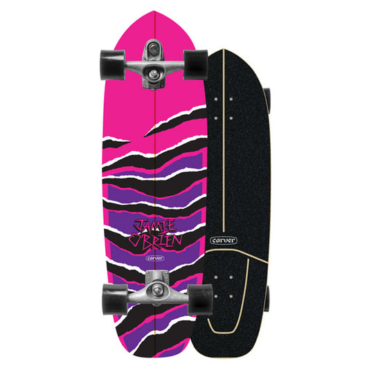 Carver C7 Raw 32.5” JOB Pink Tiger Surfskate Complete