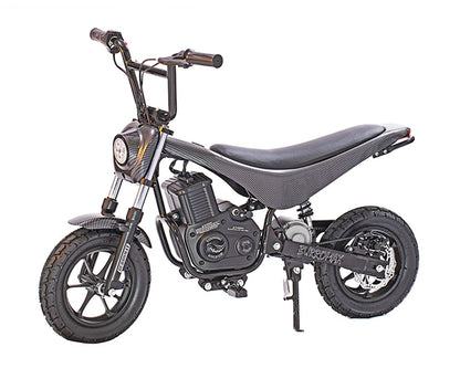 Burromax Electric Mini Bike, TT750R - White Carbon Fiber