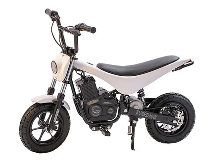 Burromax Electric Mini Bike, TT750R - White Carbon Fiber