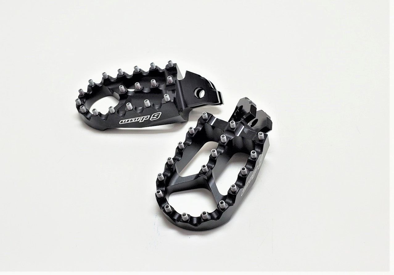 Warp 9 7075 Aluminum Foot Pegs for Surron - Black