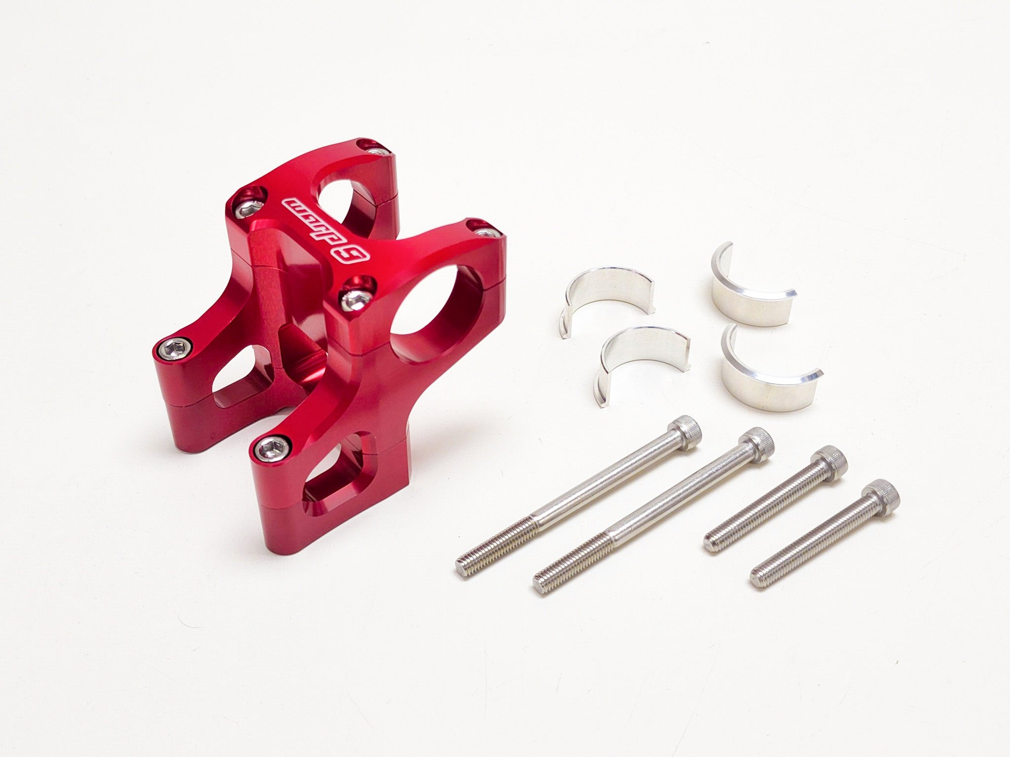 Warp 9 Red Direct Bar Mount Stem
