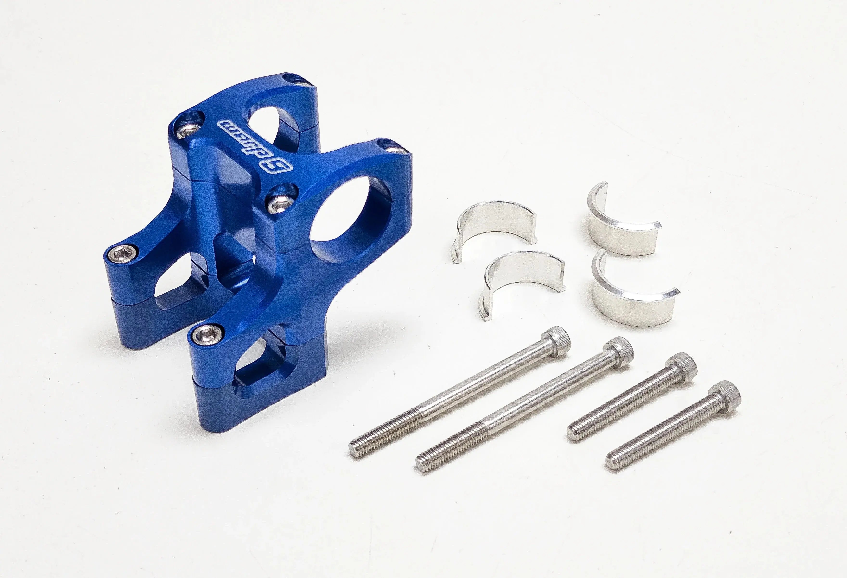 Warp 9 Direct Bar Mount Stem for Surron/Talaria - Blue Warp 9 Racing