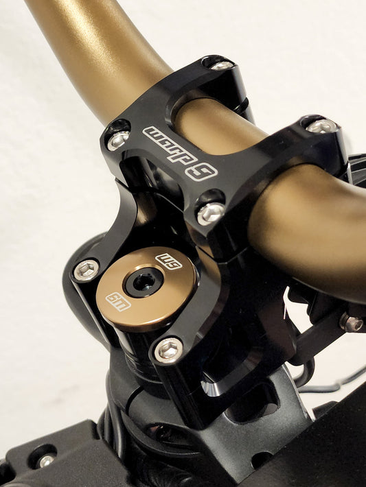 Warp 9  Black Surron/Talaria Direct Bar Mount Stem