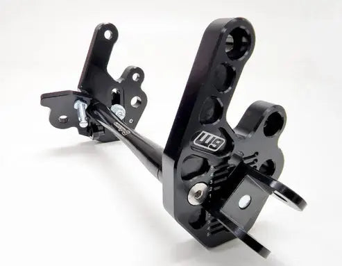 Warp 9 E Ride Pro Adjustable Footpeg Mount Black Warp 9 Racing