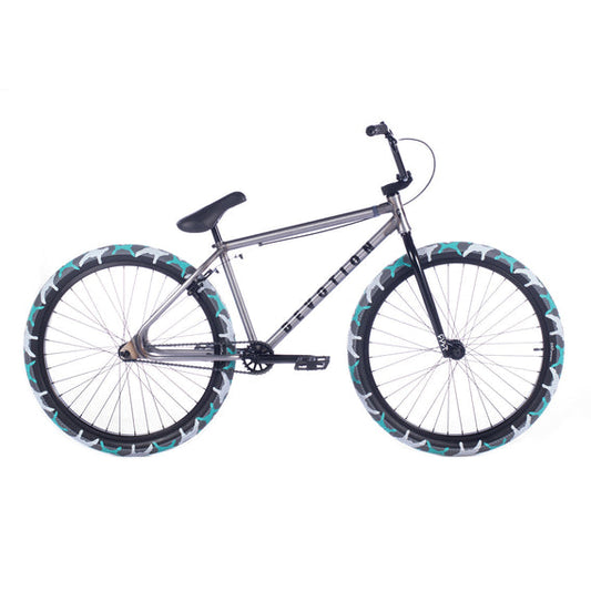 Cult Bikes Devotion 26" Complete 22"TT Raw w/Teal Camo