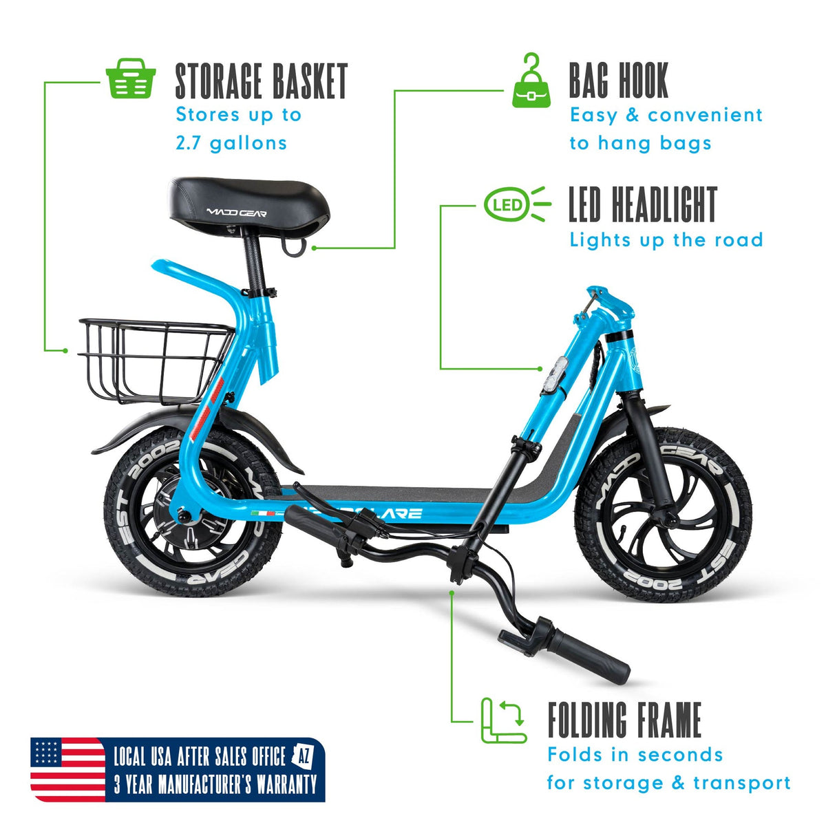 Madd Gear Pendolare Electric Folding Scooter