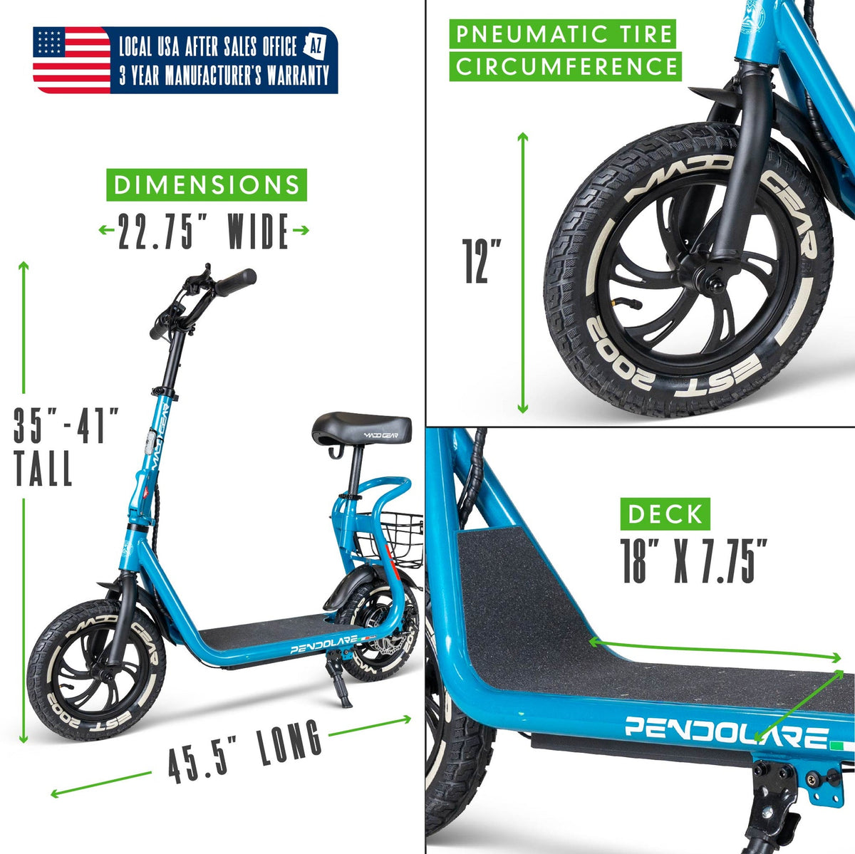 Madd Gear Pendolare Electric Folding Scooter