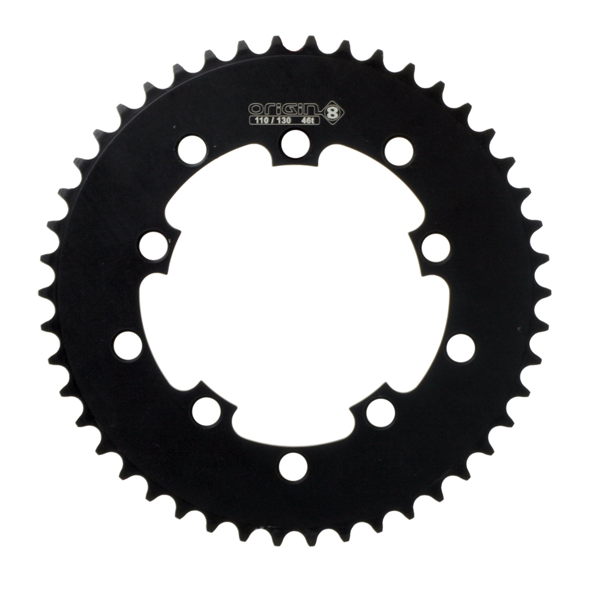 Origin8 Single Speed Chainring 46t 110/130 BCD Black 1/8 BIKEFACTORY HAWAII