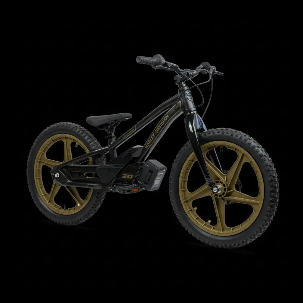 Stacyc Harley-Davidson 20eDRIVE Low Rider Edition Black/Gold STACYC