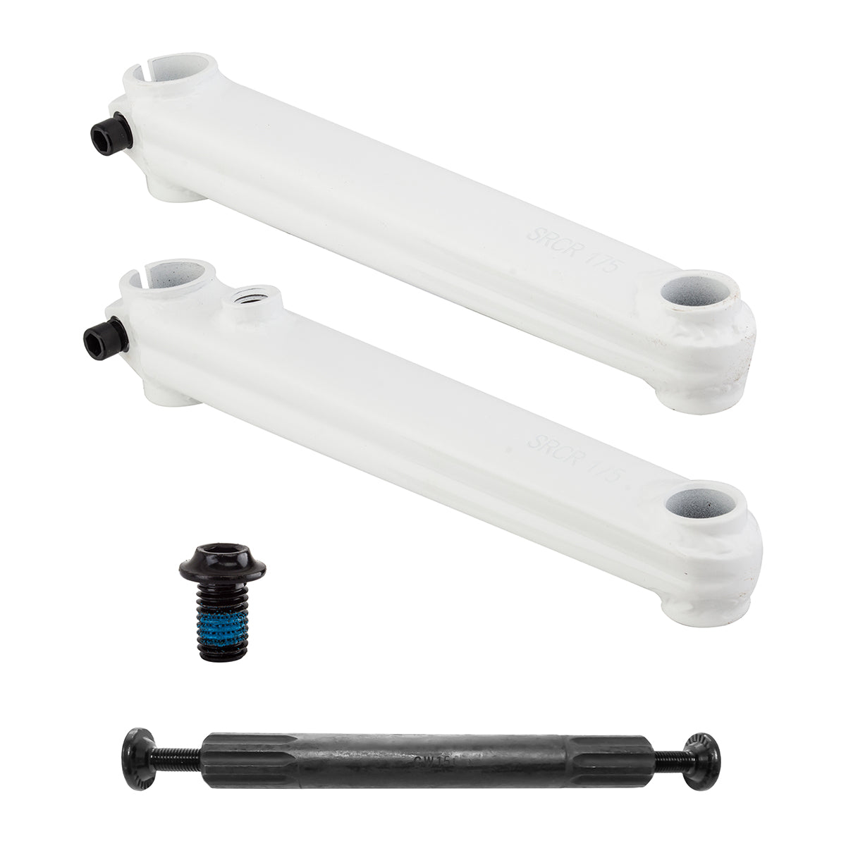 SE Racing V-Ridge Cranks - 175mm White