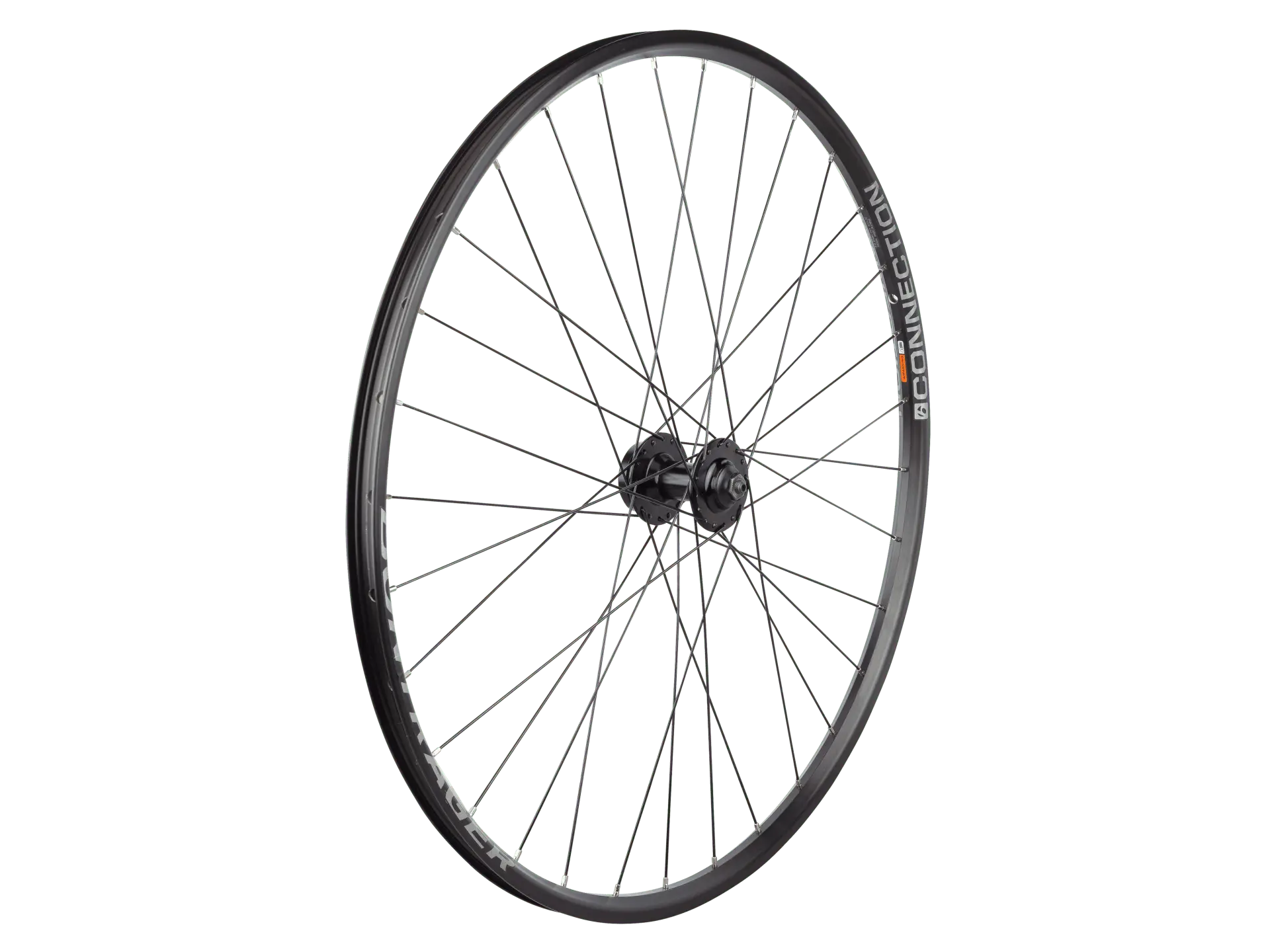 Bontrager Connection 700c 6-bolt Disc 32h Front Wheel Anthracite/Black Bontrager