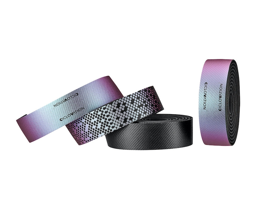 Ciclovation Leather Touch Handlebar Tape - Chameleon Violet Purple