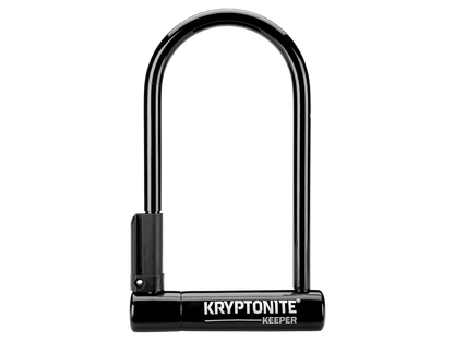 Kryptonite New-U Keeper Standard U-Lock 12mm x 20.3cm (8") x 10.2cm (4") Black